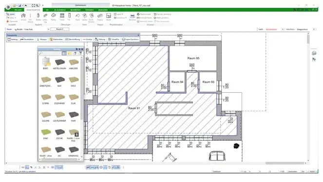 3D Hausplaner Software Home 5 Automatische Raeume Home