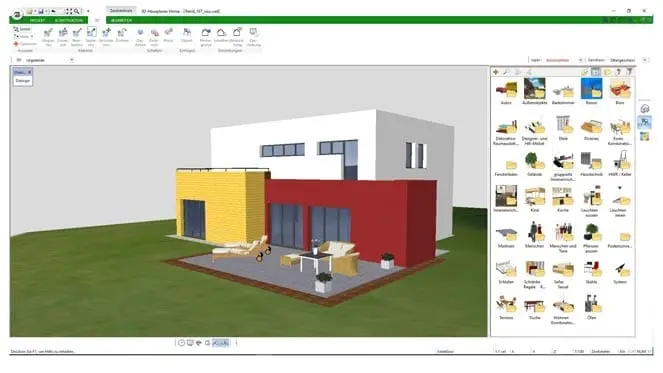 3D Hausplaner Software Home 12 Umfangreicher Objektkatalog Home