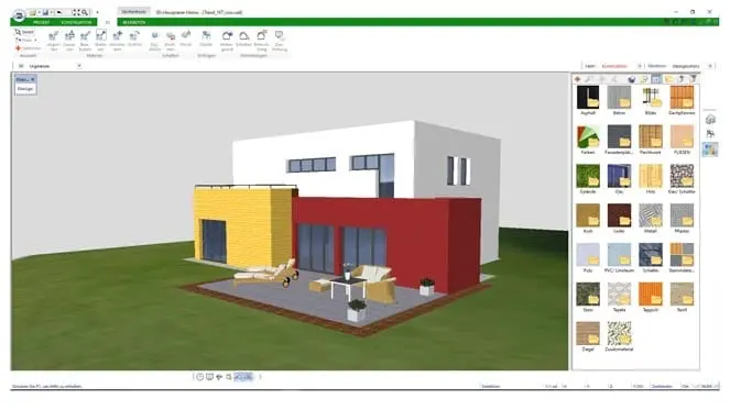 3D Hausplaner Software Home 11 Umfangreicher Texturkatalog Home