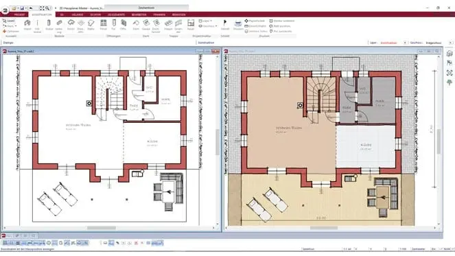 Various representations in the floor plan