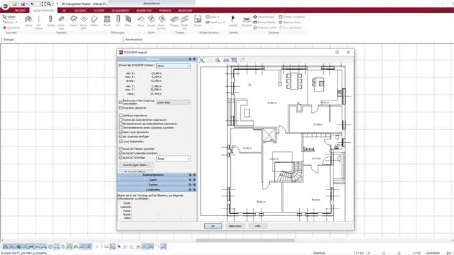 Import Export DWG und DXF