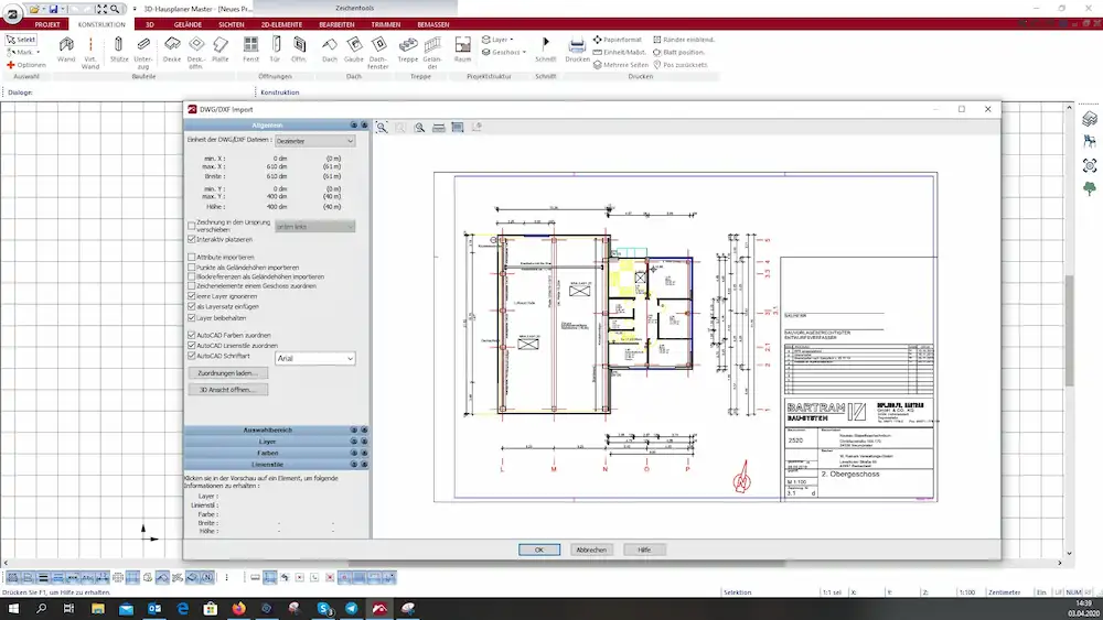 dwg dxf im und