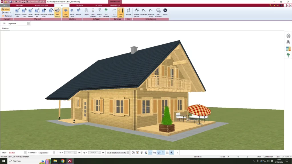 Kreative Fassadengestaltung: Virtuelle 3D-Modellierung verleiht Ihrem Haus ein modernes Erscheinungsbild