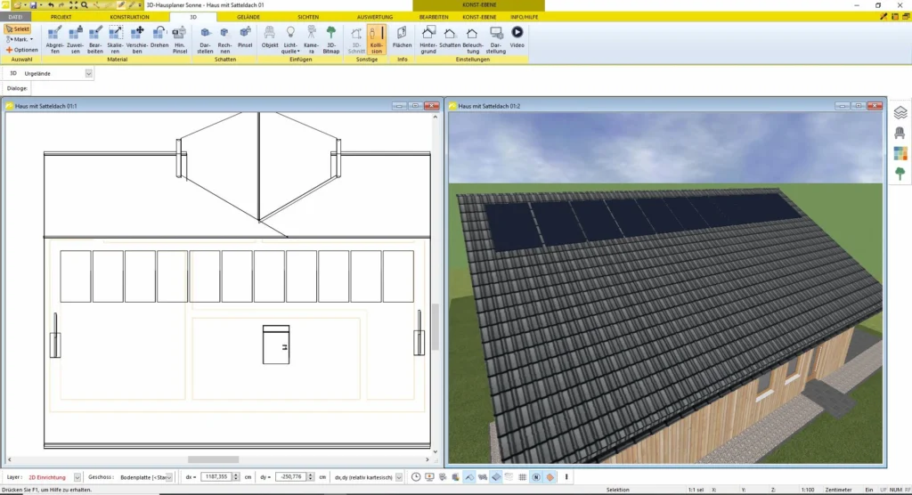 massgenaues Platzieren